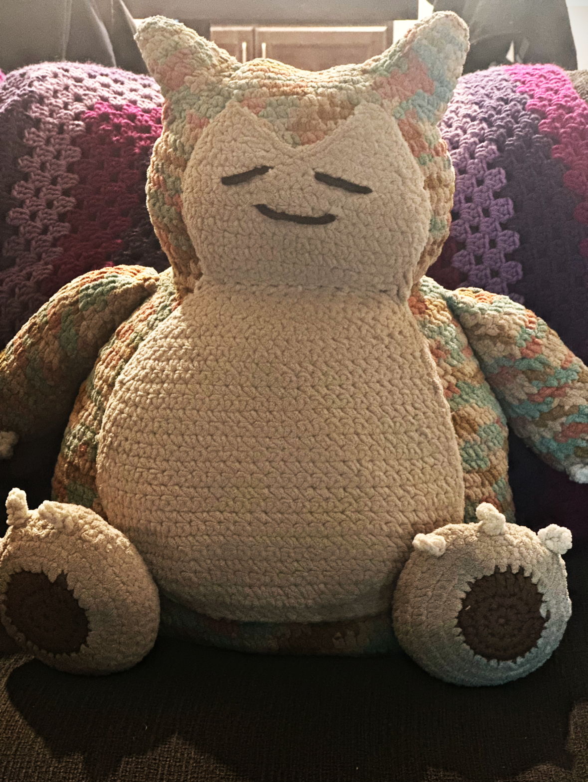 Multi-color Amigurumi Snorlax